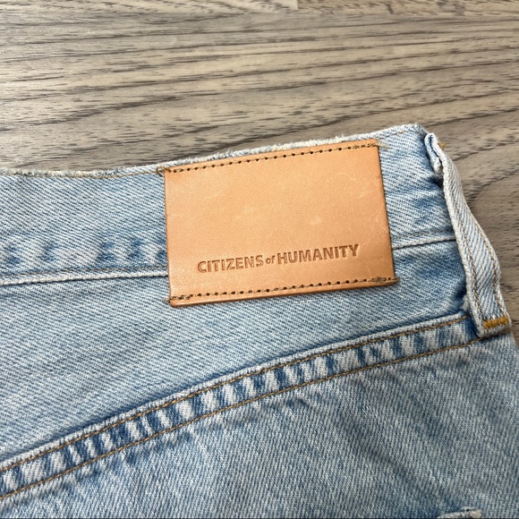 Citizens Of Humanity Light Blue High Waist Women Shorts - Picture 4 of 8